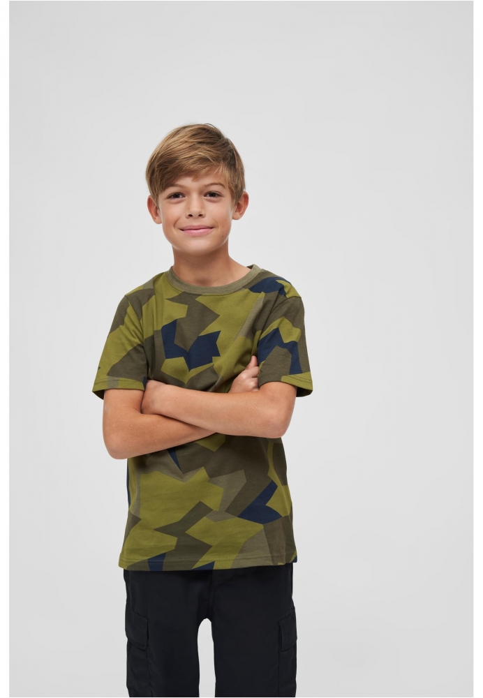 Tricou pentru Copii swedish camuflaj Brandit