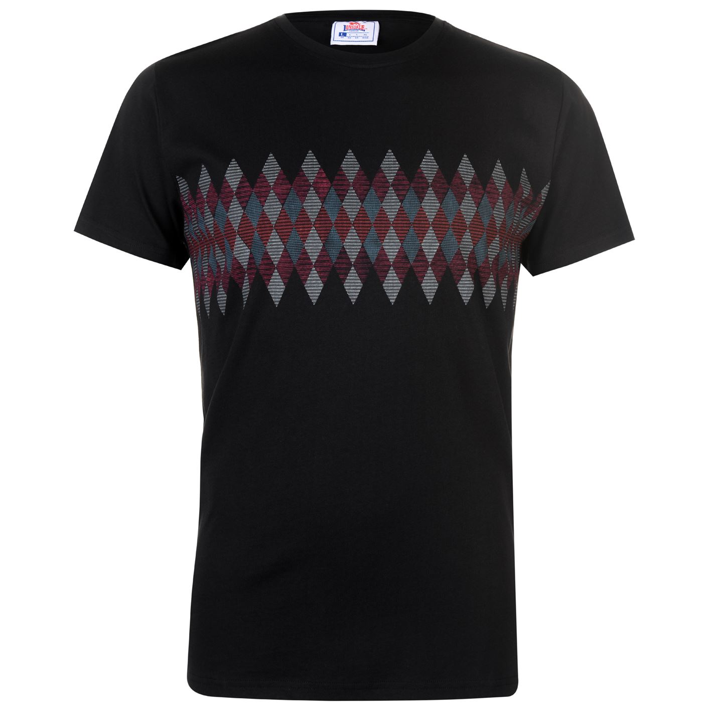 Tricouri cu imprimeu Pierre Cardin Argyle pentru Barbati negru