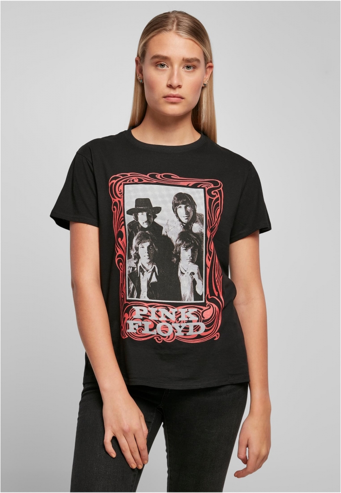 Tricou cu logo Pink Floyd pentru Femei negru Merchcode