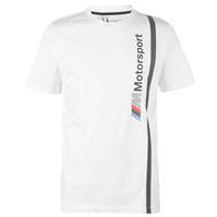 Tricou cu imprimeu Puma BMW pentru Barbati alb