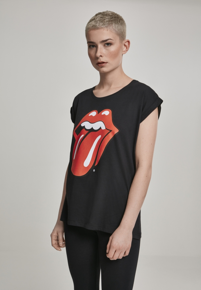 Tricou Rolling Stones Tongue pentru Femei negru Merchcode