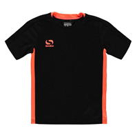 Tricou Sondico Fundamental pentru baietei negru portocaliu fosforescent