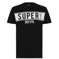 Tricou Superdry Panel negru 02a