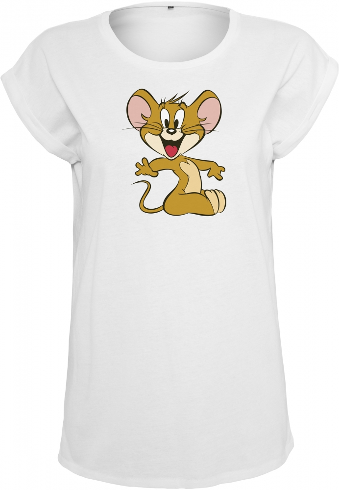 Tricou Tom & Jerry Mouse pentru Femei alb Merchcode