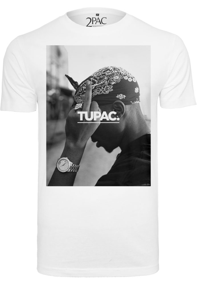 Tricouri 2Pac F*ck the World alb Mister Tee