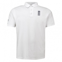 Tricouri Polo Anglia Cricket pentru Barbati alb