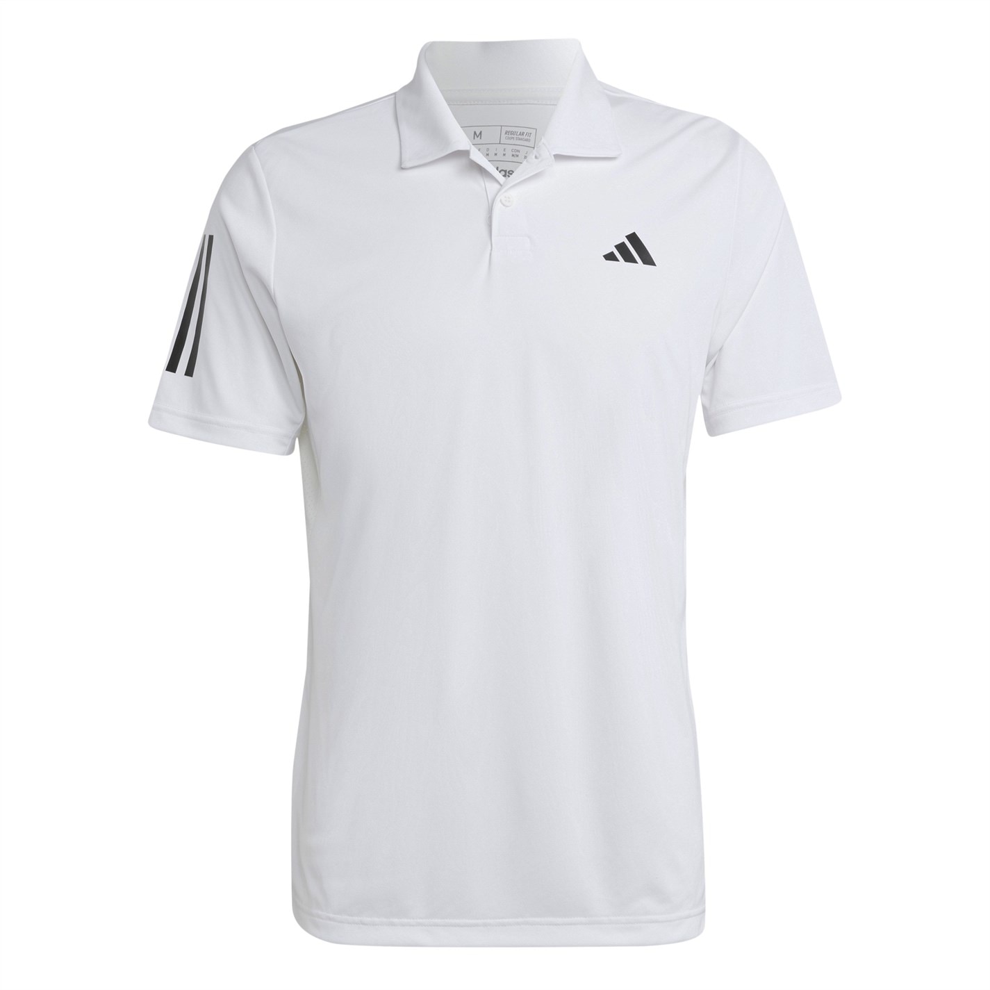 Tricouri polo cu dungi adidas Club 3 Shirt pentru Barbati alb negru