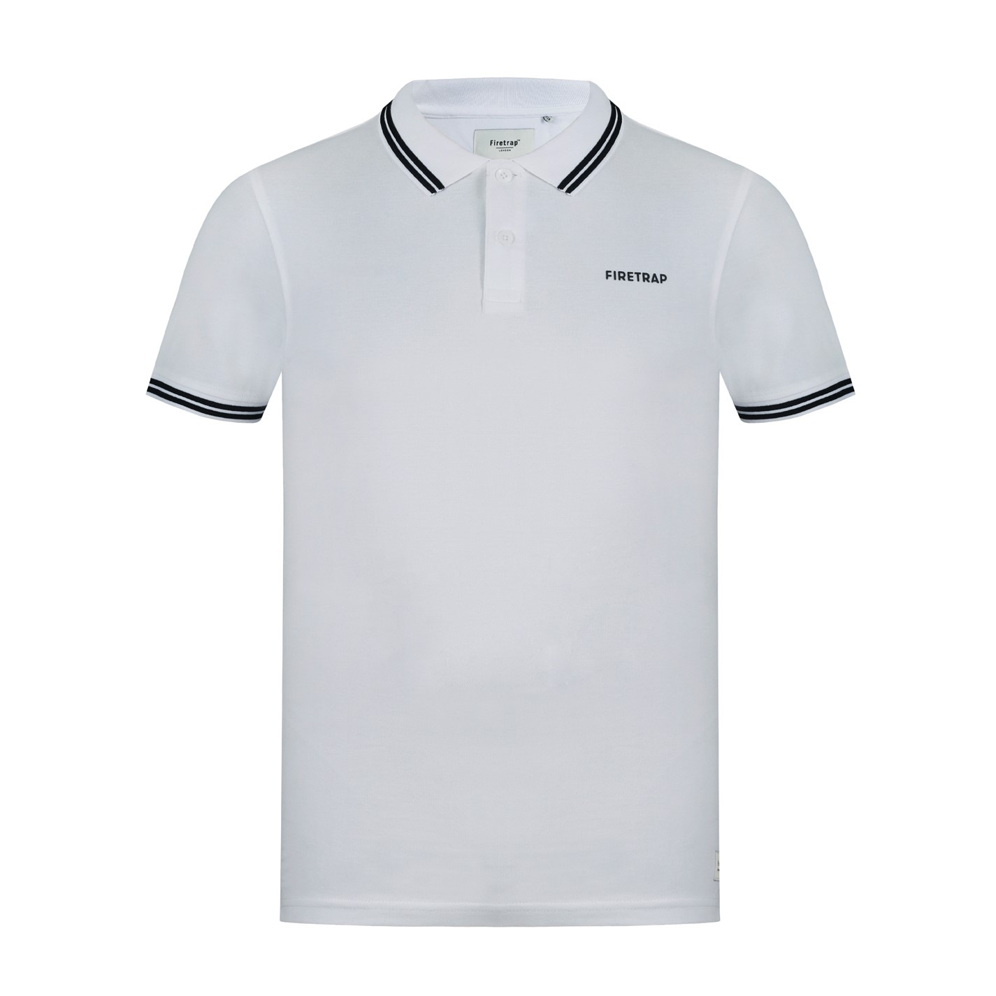 Tricouri Polo Firetrap Lazer pentru Barbati alb