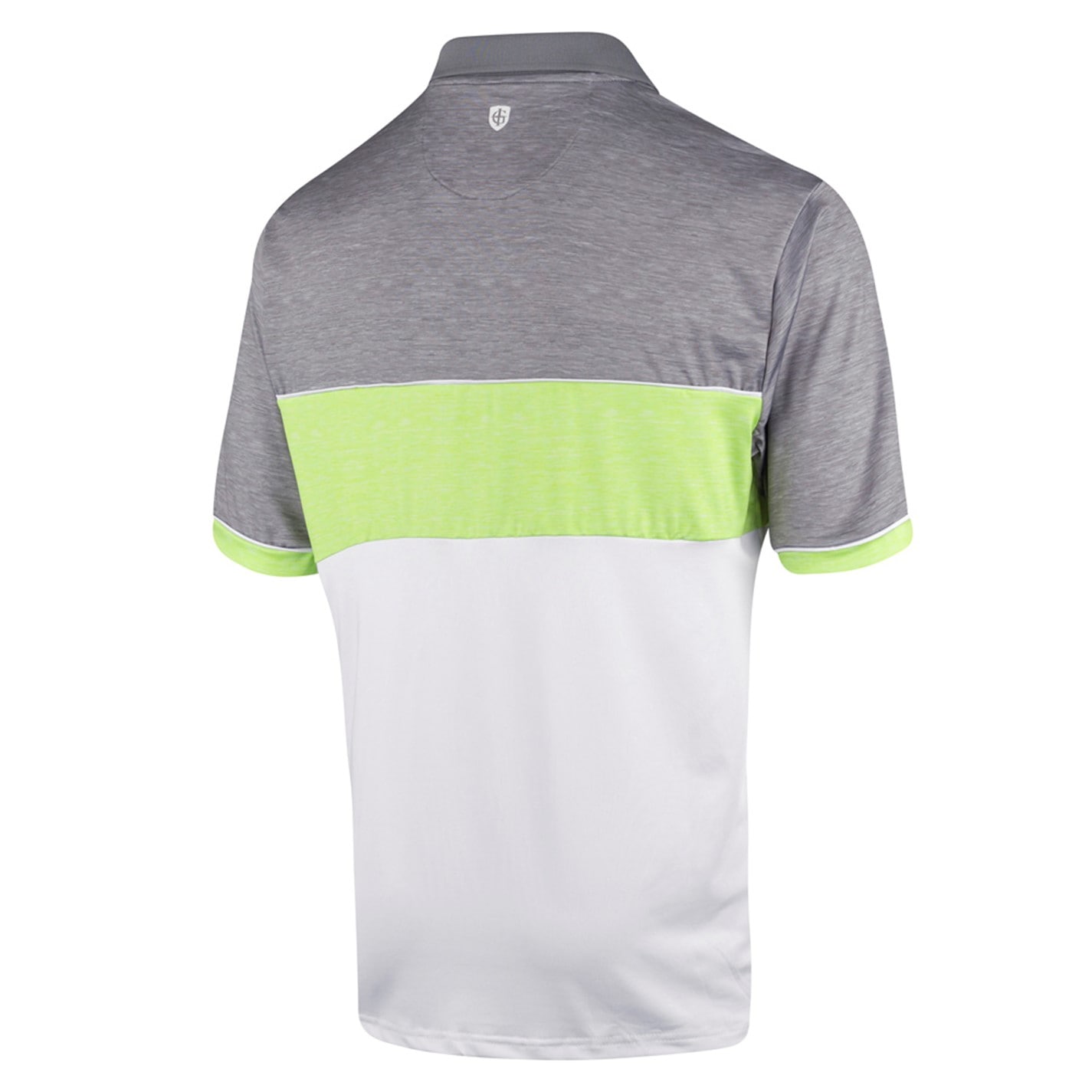 Tricouri Polo Island verde Golf Colour Block pentru Barbati alb