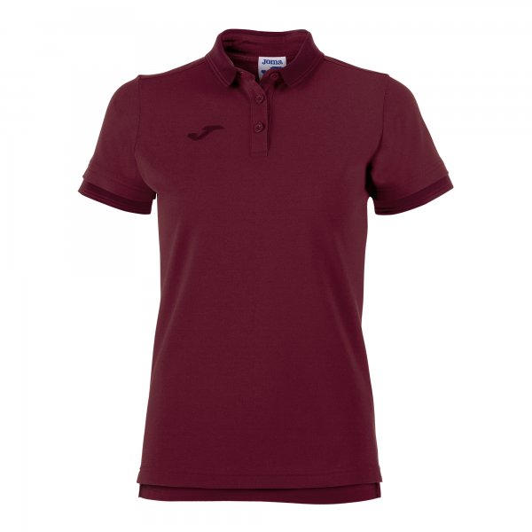 Tricouri polo Joma Wine pentru Femei rosu burgundy