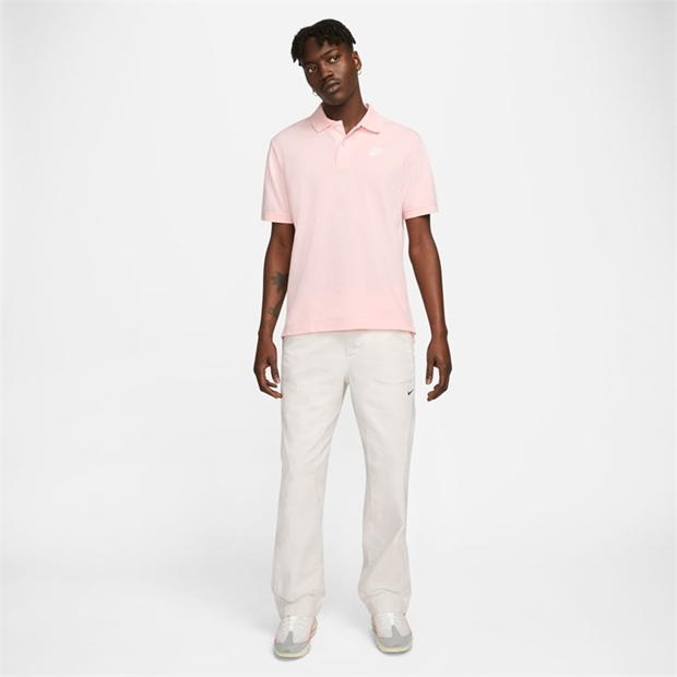 Tricouri Polo Nike Match Up pentru Barbati roz alb
