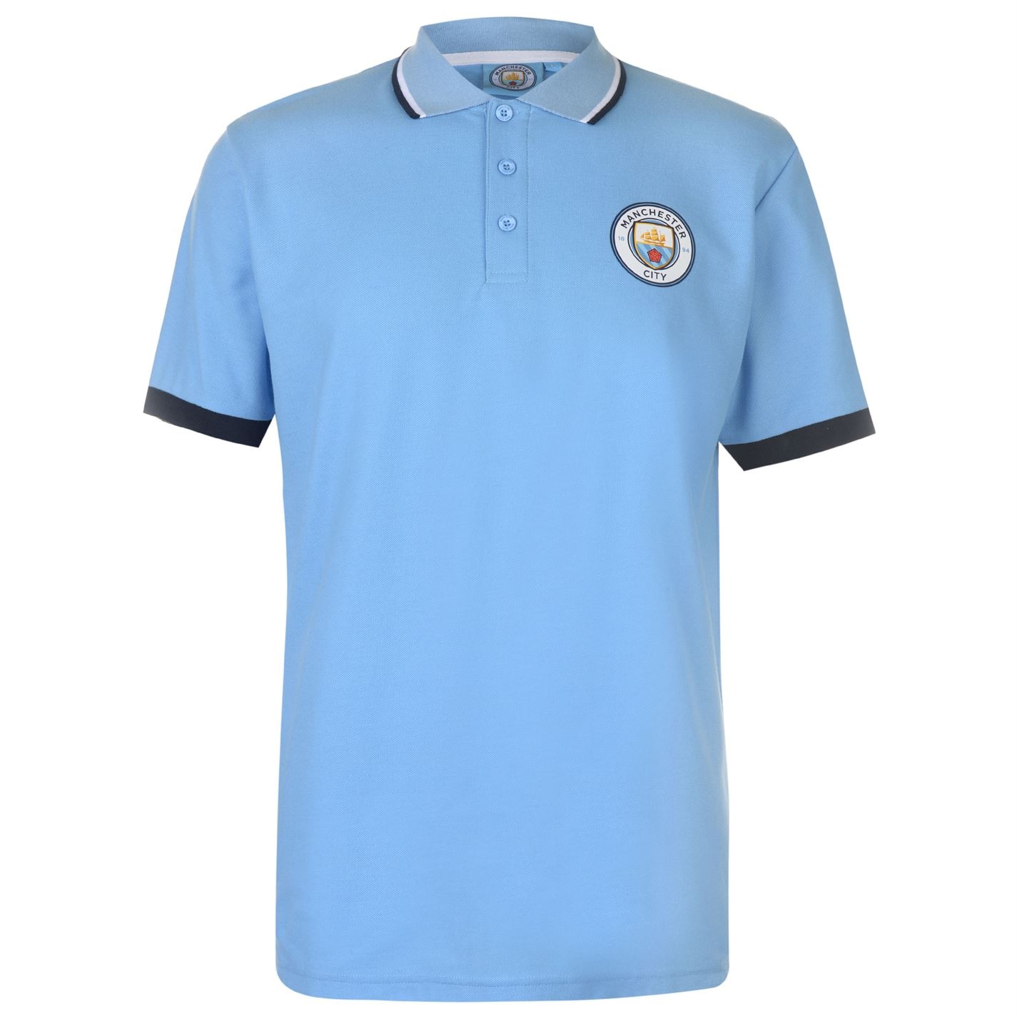 Tricouri Polo Source Lab Manchester City pentru Barbati albastru
