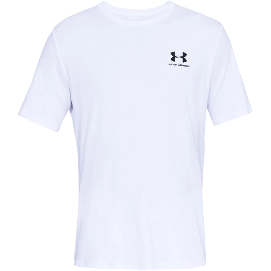 Tricouri Under Armor Sportstyle Sport Left Chest SS alb 1326799-100