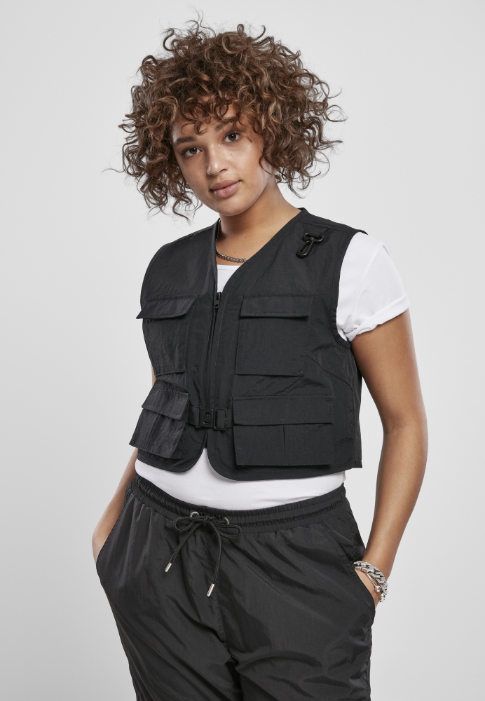 Vest scurta Tactical pentru Femei negru Urban Classics