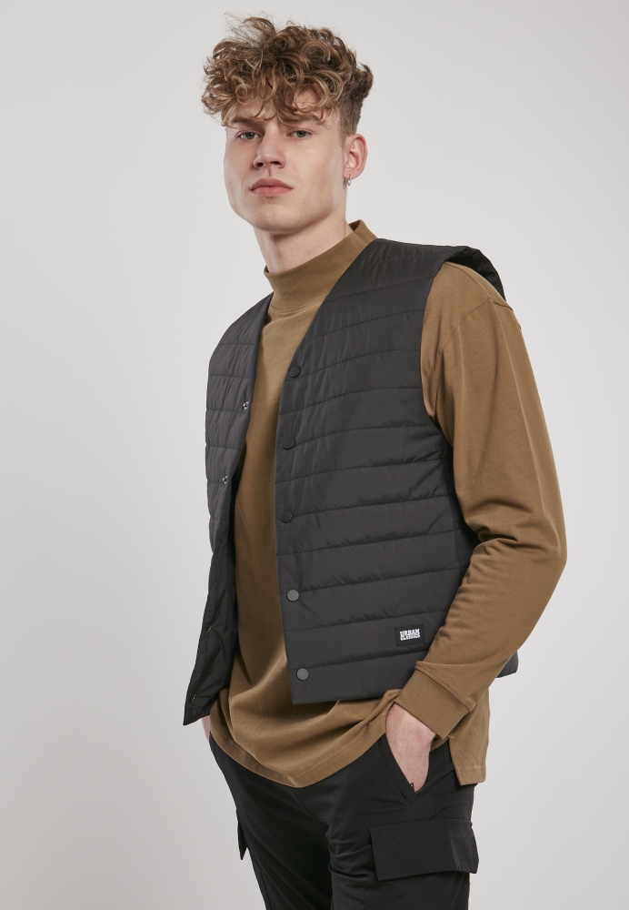 Veste cu captuseala negru Urban Classics