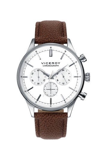 Viceroy Watches Steel Chronographmod 40483 Wr: 100m 41 Mm